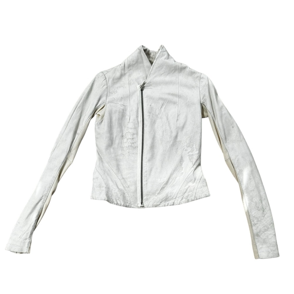Rick Owens Zip front leather short jacket Sz.S
